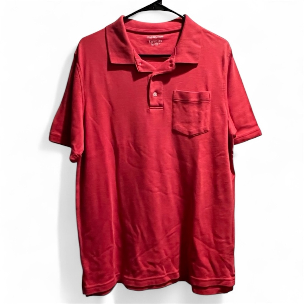 Croft & Barrow Easy Care Men’s Red Collared Short Sleeve Top